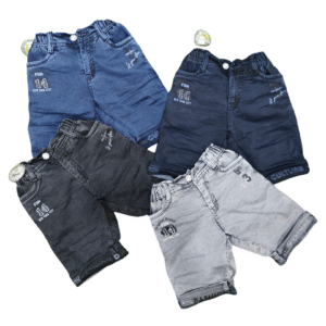 DENIM KNITTED CAPRI