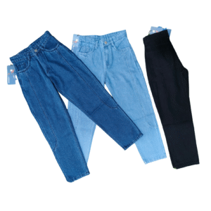 GIRLS MOM FIT JEANS