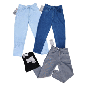 GIRLS MOM FIT JEANS